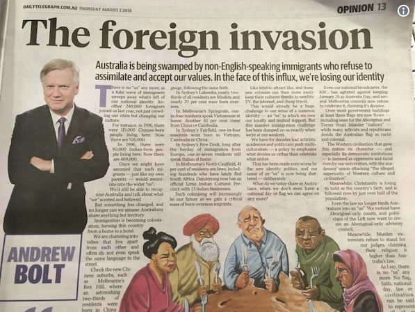 Andrew Bolt must be sacked